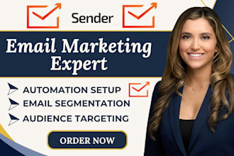 do sender automation setup sender email segmentation sender audience targeting