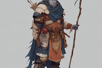 design a dnd character art and dnd character art