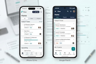 design ios and android app UI UX professionally
