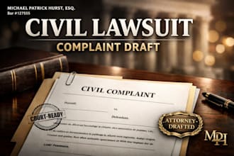 draft a state or federal civil complaint for you