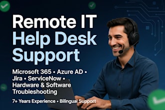 be your remote IT help desk and technical support specialist