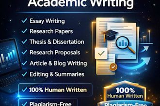 write an urgent essay writing, reports, research and articel or blog writing