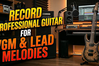 record professional guitar, vgm and lead melodies