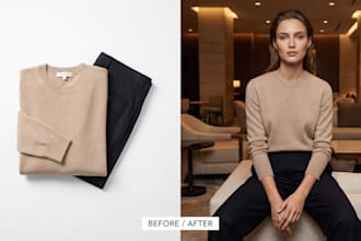 create realistic ai fashion model photos