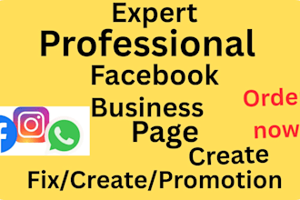 do facebook business page create and setup page design