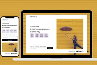 create a high converting waitlist coming soon funnel landing page vibe code