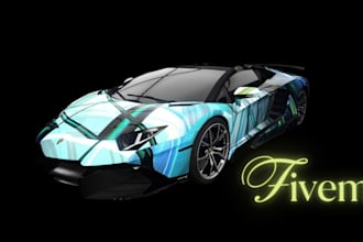 create a game ready 3d car model for roblox, gta and fivem