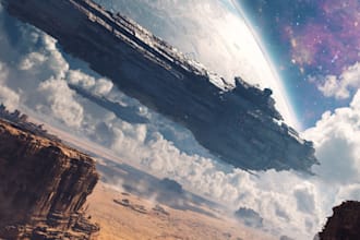 concept art for science fiction