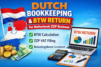 do dutch bookkeeping and btw return for your netherlands zzp business