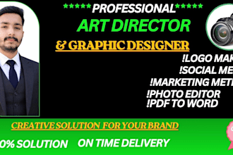 be your graphics designer and art director