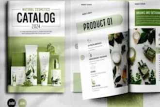 design luxury product catalog lookbook for med spa beauty, cosmetic skincare