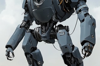 high quality robot, mecha concepts