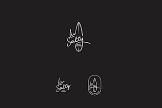 design beach town boutique logo