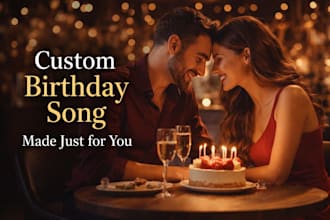 create a personalized birthday song with custom lyrics