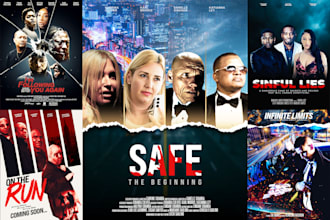 create a custom cinematic movie poster for your film or short film