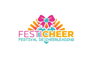 design cheer leading festival logo