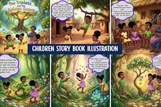 children story book illustration children story children story book illustration