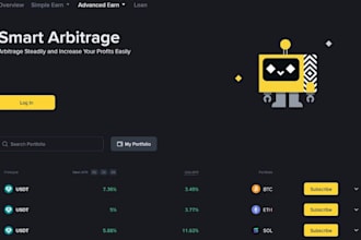 build crypto arbitrage bots, triangular arbitrage bots, dex arbitrage trading