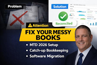 setup, migrate, and rescue your UK xero or quickbooks for mtd 2026
