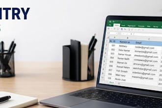 do fast excel to pdf, pdf to excel, and copy paste data entry work