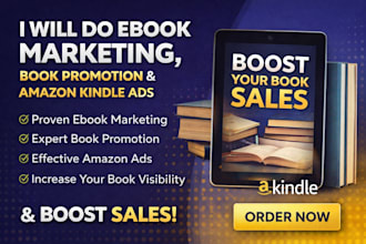 do ebook marketing, book promotion and amazon kindle ads to boost sales