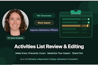 edit your common app activities list to maximize impact for college applications