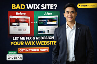 fix wix website issues,redesign wix site wix customisation,wix speed mobile fix