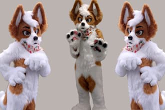 fursuit head custom fursuit partial fursuit handpaw fursuit maker fursuit design