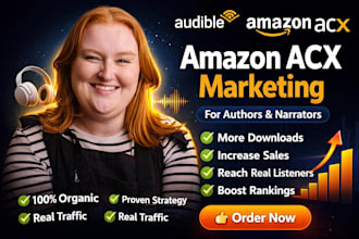 do audiobook promotion, audible marketing and amazon acx sales boost