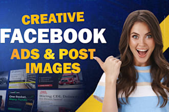 design creative facebook ad images and instagram ad posts