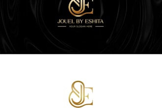 design luxury and modern jewelry logo