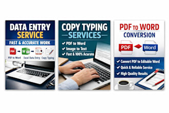 fast and accurate copy typing and data entry