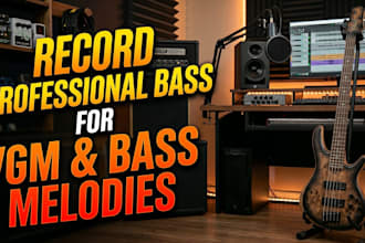 record professional bass, vgm and bass melodies