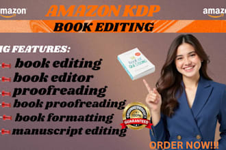 professionally edit, format, and publish your book