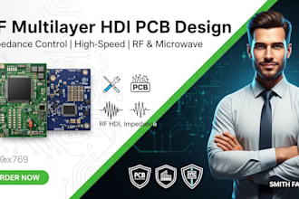 design rf multilayer hdi pcb with impedance control in altium