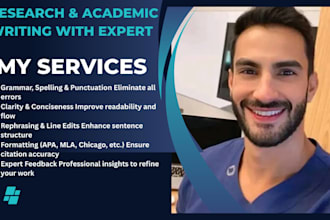 edit and proofread thesis, dissertation, and research proposal