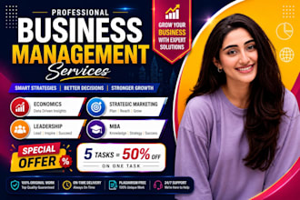 business management assigned, economics, strategic marketing, leadership, MBA