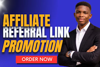 affiliate link promotion and referral link promotion service