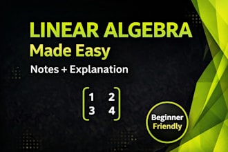 help you understand linear algebra topics