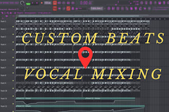 produce a 1 of 1 beat and mix your vocals
