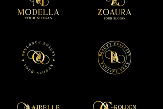 do modern cosmetic and beauty logo designs