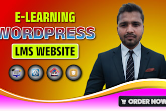 build an attractive wordpress elearning lms website