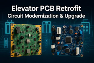 design circuit retrofit and modernization elevator pcb control board upgrade