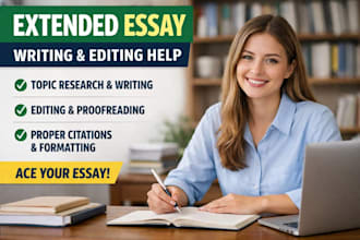 help you write edit and structure a high quality extended essay