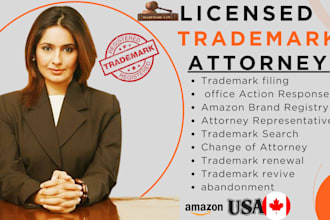 be your US licensed trademark attorney for your brand on uspto