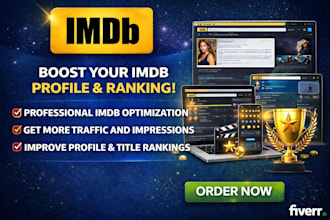 promote your imdb profile and movie to reach wider audience