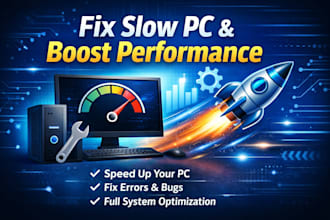 fix PC issues slow performance and windows problems