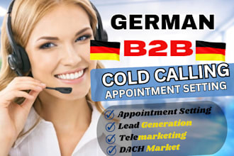 do b2b cold calling and telemarketing for real estate in the dach region