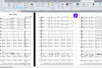copy and engrave your music scores in sibelius