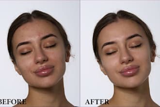 do natural skin retouching and enhancement